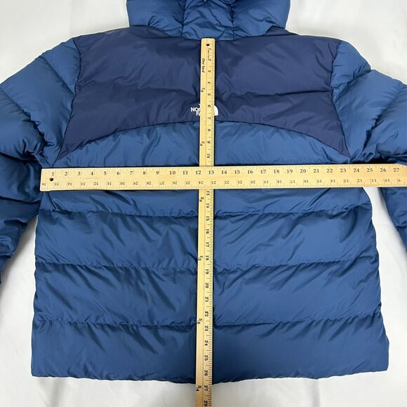 NWT Men's North Face Baltic Hoodie Insulated 600-Down Puffer Jacket XL Blue B3 - Picture 10 of 10
